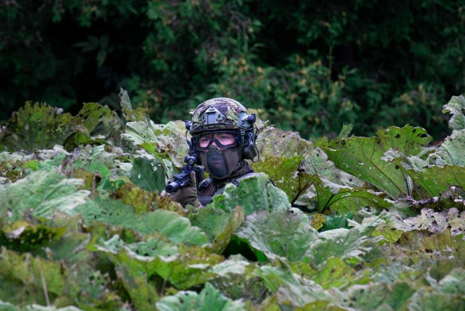 Airsofti mängijad tegevuses